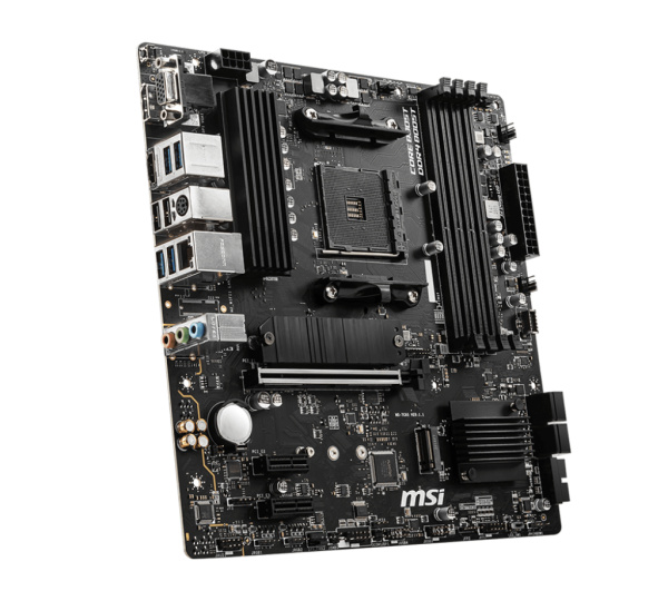 Мат.плата SocAM4 AMD B550 MSI B550M PRO-VDH (mATX,4DDR4,2M.2,PCI-E16,2PCI-E,DP,HDMI,VGA,PC4400)
