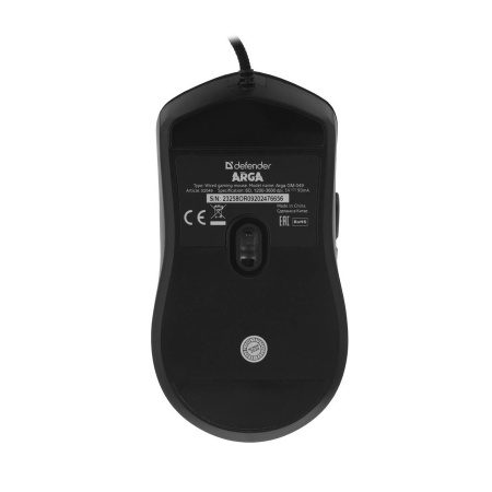 Игровая мышь USB Defender Arga GM-049 оптика, 6 кнопок, 3600dpi, черн,радуж +ковер
