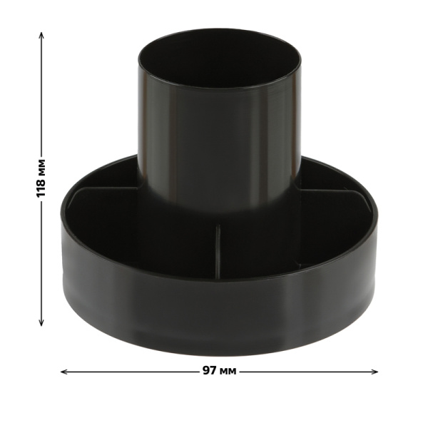 Подставка СТАММ "Метеор" черная (ОР-30917/ОФ555)