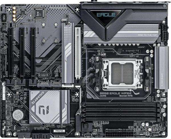 Материнская плата Gigabyte B850 EAGLE WIFI6E Socket AM5 AMD B850 4xDDR5 ATX AC`97 8ch(7.1) GbLAN RAID+HDMI+DP