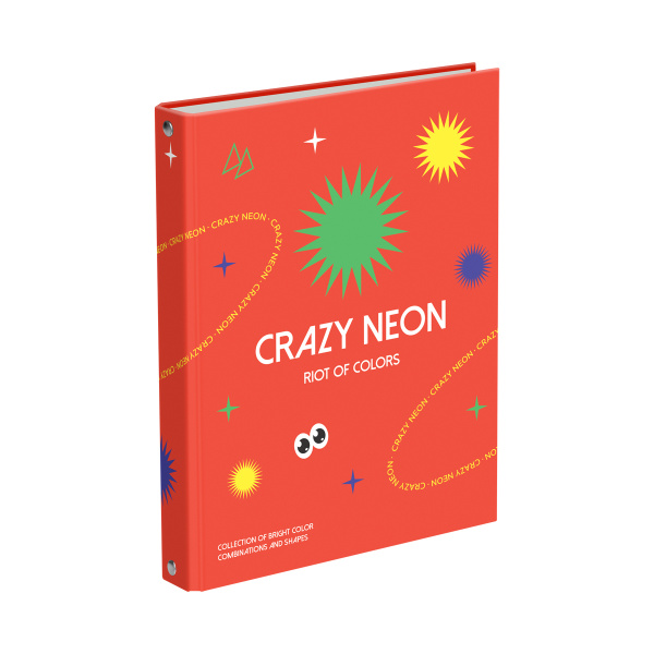 Тетрадь на кольцах 120л. "Crazy neon" цв. блок BG ТТ5к200_лг 11379
