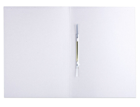 Скоросшиватель ДЕЛО BRAUBERG 280г/м2, немелованный, белый (122291)