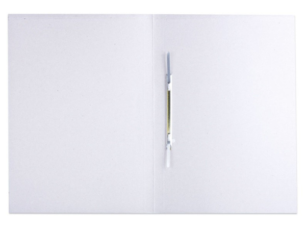 Скоросшиватель ДЕЛО BRAUBERG 280г/м2, немелованный, белый (122291)