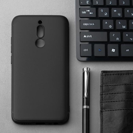 Накладка для Xiaomi Redmi 8 INNOVATION черная матовая