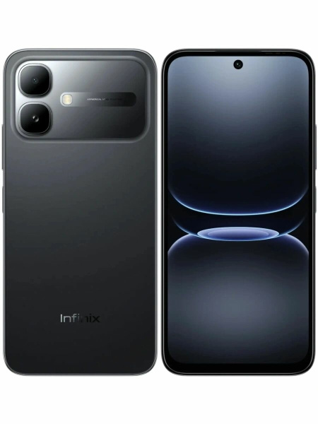 Смартфон INFINIX Smart 20 4Гб 64Гб Shadow Black 6.78", IPS, 1576*720, 2*2+6*1.7ГГц, 8Мп, 8Мп, 4G, NFC, 5200мАч, And 16