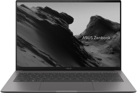 Ноутубук ASUS Zenbook S 14 UX5406AA-SW416W Intel Core Ultra 7 355/LPDDR5X 32GB/512GB SSD/Intel Arc Graphics/14" 3K (2880 x 1800) OLED 16:10,WiFi 7+BT 6.0/Win11 Home/Antrim Gray/1.20 kg