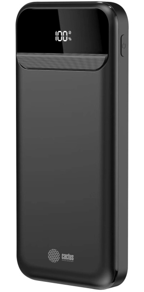 Аккумулятор внешний 10000_mAh Cactus CS-PBFSCA-10000 4.5A USB-A/2xUSB-C черный