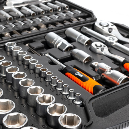 Набор инструмента КВТ НАИ-07/94, 94 предмета, трещётки, головки, в кейсе