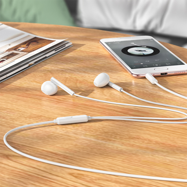 Гарнитура проводная BOROFONE BM76 вставные, кабель 1.2м, белый