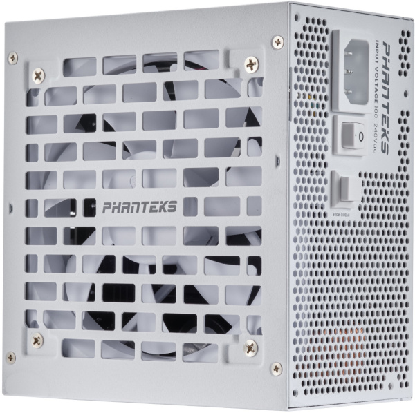 Блок питания 850Вт PHANTEKS AMP GH 850W White (APFC,120мм,4PCI-E,3SATA,12VHPWR,80+Gold,полностью модульный,ATX 3.1)[PH-P850GH_WT01]