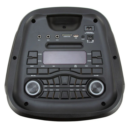 Портативная колонка ELTRONIC 20-53 FIRE BOX 1200 динамик 10" 2шт. 120Вт, Bluetooth, FM, USB,  mic