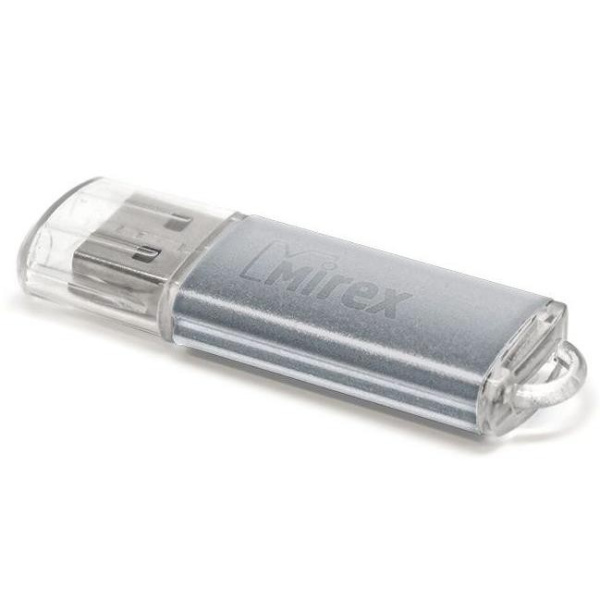 Флеш-накопитель USB2.0 4Gb Mirex Unit (13600-FMUUSI04) серебристый