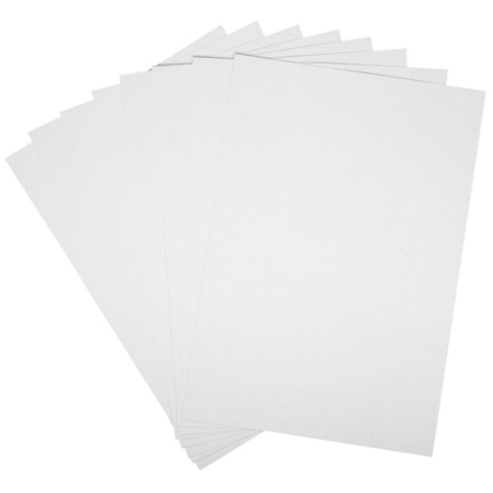 Картон белый А4 ArtSpace 8л. немелованный в пакете "Снеговик" (Нкн8б_28640)