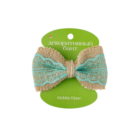 Бант декоративный с кружевом Hobby Time 2-605/01