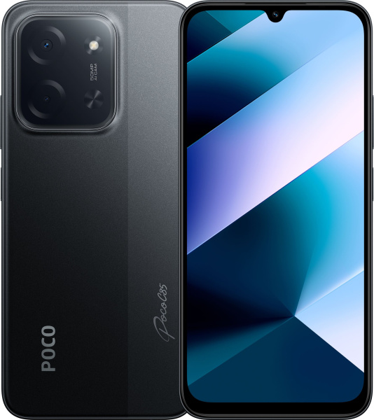 Смартфон POCO C85 6Гб 128Гб Black 6.9",IPS,1600*720, 8*2ГГц, 50МП, 8Мп, 4G, 6000мАч, And 15