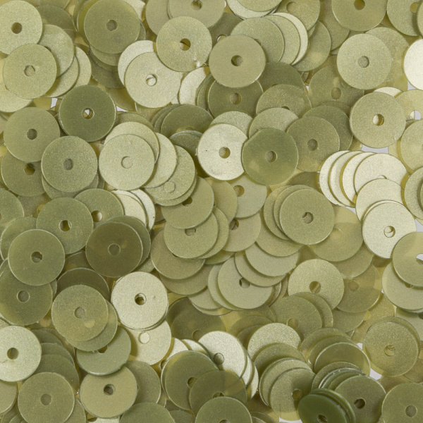 Пайетки "Zlatka" россыпью ZF-26 6 мм 10 г №014 бледно-зеленый