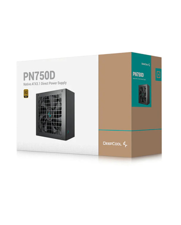 Блок питания 750Вт Deepcool GamerStorm PN750D (APFC,120мм,3PCI-E,8SATA,12VHPWR,80+Gold)[R-PN750D-FC0B-EU]