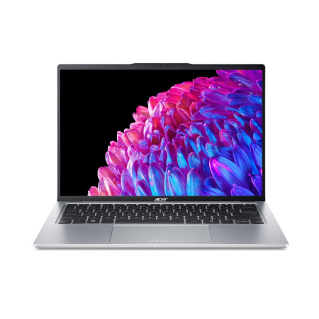 Ноутбук Acer Swift Go 14 SFG14-73-56KL Intel Core Ultra 5 125H/16Gb (soldered D5)/SSD512Gb/UMA/14"/OLED/WQXGA+/2880x1800/90Hz/NoOS/Silver/1.25kg