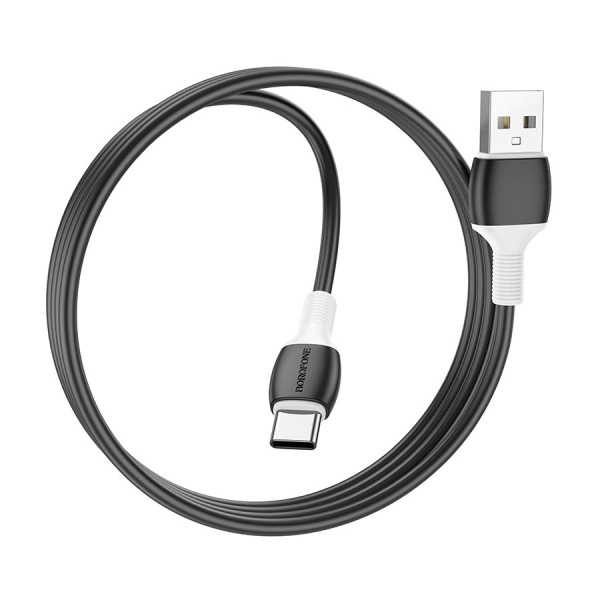 Кабель USB Type-C (m) - USB(m)  BOROFONE BX84, 1м, 3A, 60W, черный