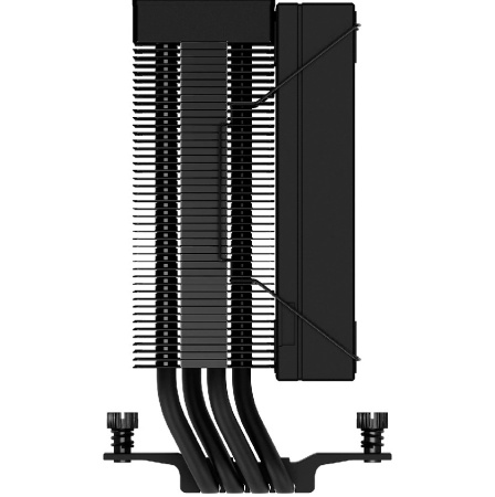 Кулер S115х/1200/1700/1851/AMx XASTRA AR400 FRGB BK (220W/120mm/800-1800rpm/FRGB//top cover with FRGB led/4 тепл.трубки)[AR400-BKSFPX-GL]