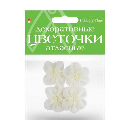 Декоративные украшения из ткани, набор №5, "Цветы" Hobby Time 2-399/05
