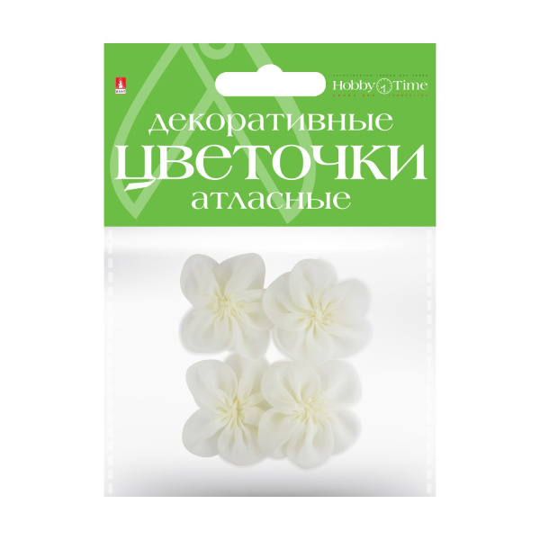 Декоративные украшения из ткани, набор №5, "Цветы" Hobby Time 2-399/05