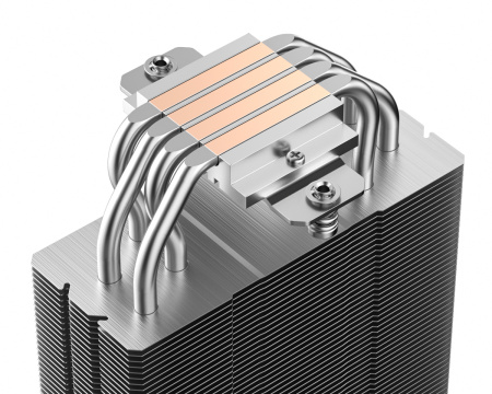 Кулер S115x/1200/1700/1851/AMx ID-Cooling SE-214-XT DF ARGB Black (180W/Al/120mm ARGB/900-2000rpm)