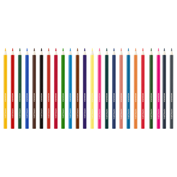 Карандаши 24цв. Красин "Мозаика" (КР-240300)