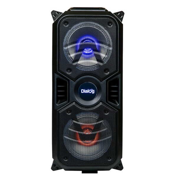 Портативная колонка Dialog AO-11 26вт. Bluetooth, FM, USB, SD, LED, караоке с микрофоном