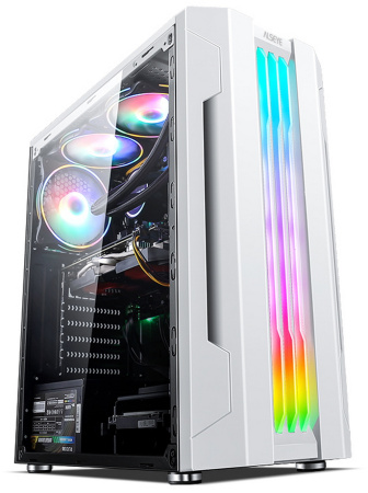 Корпус ATX Б_БП Alseye Auro (USB3.0,Audio,TG,белый,RGB)[AS.07.0009]