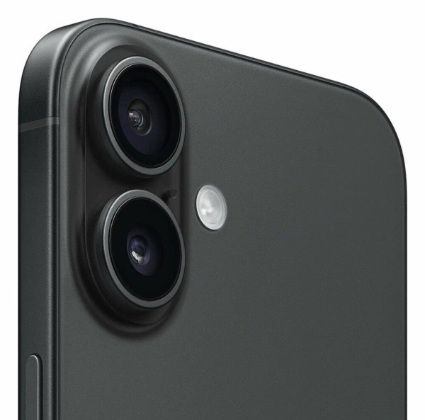 Смартфон Apple iPhone 16 <ПИ> 8Гб 256Гб Black 6.1", AMOLED, 2556*1179, 6*3.78ГГц, 48+12Мп, 12Мп, 5G, NFC, 3561мАч, iOS 18 (Без RuStore)