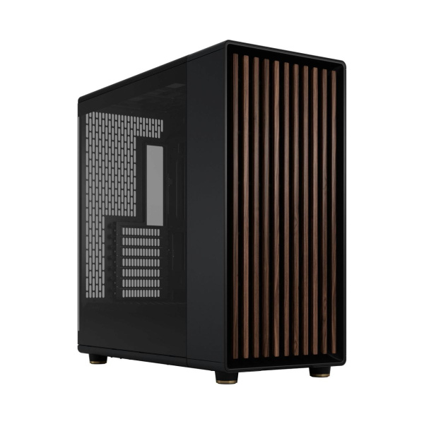 Корпус ПК без блока питания/ Case Fractal Design North XL RC Charcoal TG Dark, Full-Tower, 3x140mm, 2xUSB-A 3.0 + 1xUSB 3.2 Type-C, ATX, mATX, mITX Black