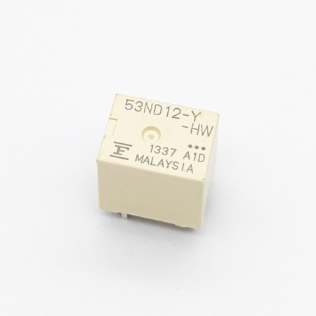 Реле электромагнитное DC 12в, 40а, SPDT, 15.7*12.3*14мм, Fujitsu FBR-53ND12-Y-HW