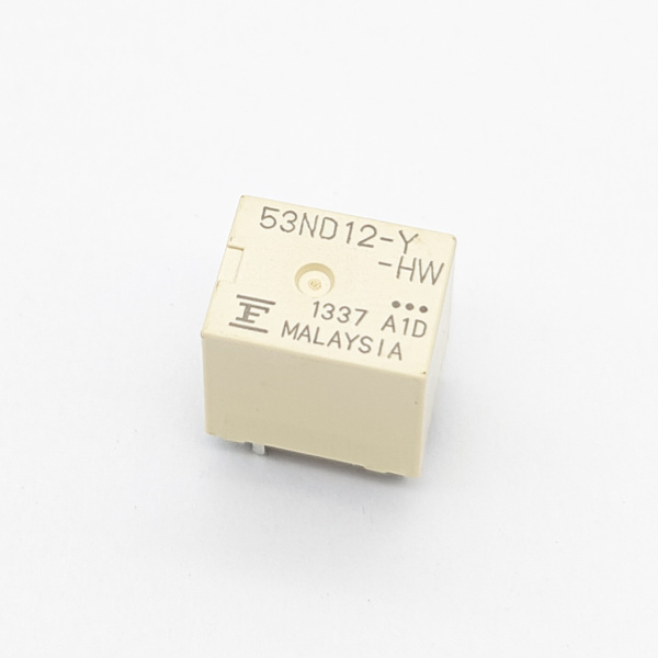 Реле электромагнитное DC 12в, 40а, SPDT, 15.7*12.3*14мм, Fujitsu FBR-53ND12-Y-HW