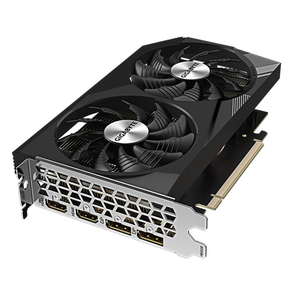 Видеокарта GeForce RTX3050 Gigabyte WINDFORCE OC V2 8Гб GDDR6, 128bit,2HDMI, 2DP (GV-N3050WF2OCV2-8GD) ret
