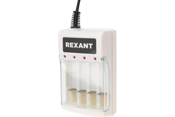 Зарядное устройство Rexant PC-05, Ni-MH/Ni-Cd, 4слота, AA/AAA, сет. шнур