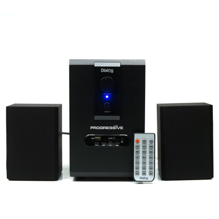 Актив.колонки 2.1 Dialog Progressive AP-150 10Вт, USB/SD, питание от сети, MDF, Black