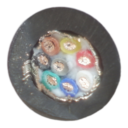 Кабель экранированный TRVVP  8х0.3мм2, метражом, гибкий для ЧПУ