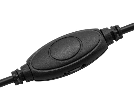 Игровая гарнитура Оклик HS-L315G полноразмерные, USB, кабель 1.8м, Black