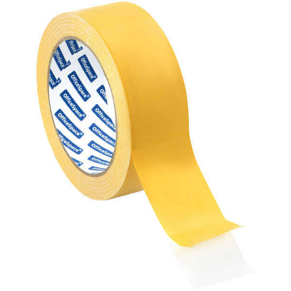 Клейкая лента двухсторонняя 38мм.*25м. полипропилен. основа OfficeSpace KLDc_55410