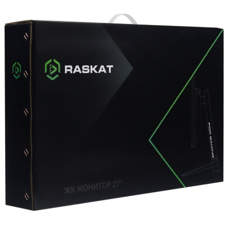 Монитор 27" Raskat I27F16D 27" (IPS, 1920x1080, HDMI+DP, 5ms, 178°/178°, 1000:1, 165Hz, Black)