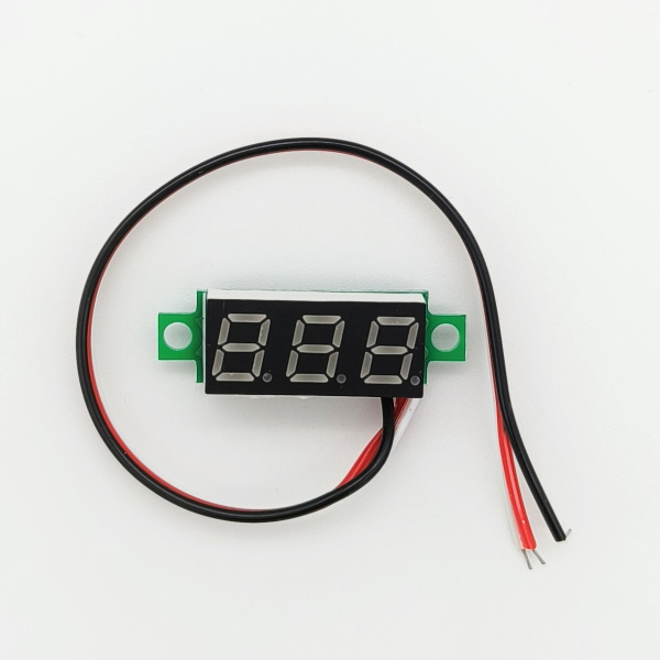 модуль DC 0..100в, цифровой вольтметр, зеленый, 0.28"