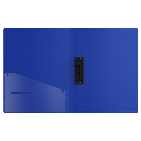Папка с боковым прижимом BERLINGO "Your Way", 17мм, 600мкм, синяя FSc_A4891