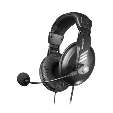 Гарнитура Defender Gryphon HN-750 мониторные, 32Ом, 105дБ, кабель 2м, Black