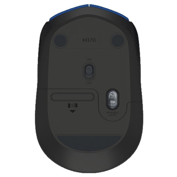 Мышь беспроводная Logitech M171 (910-004644/910-004640) оптическая, 1000dpi, радиус действия до 10м, Blue