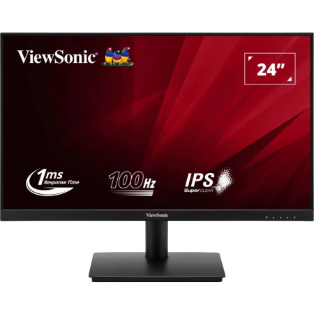 Монитор 23.6"/ViewSonic/VA240-H/Черный/IPS/1920*1080/100 Гц/VGA//HDMI/Мультимедиа