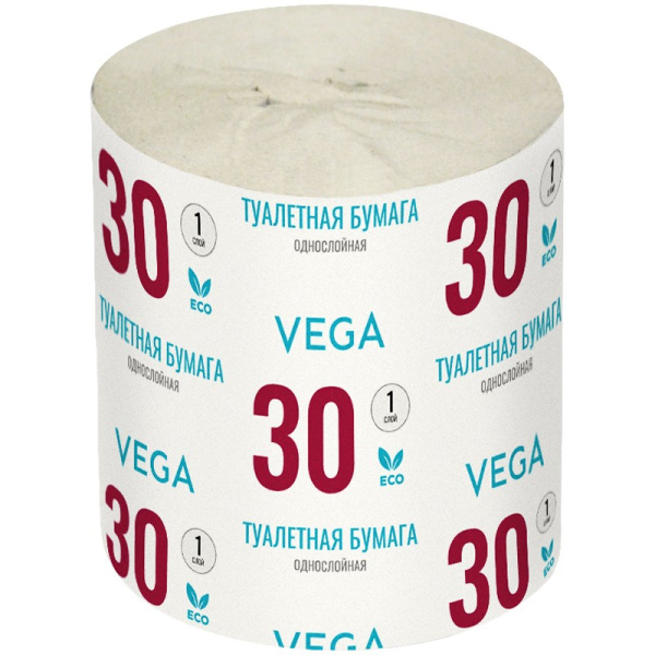 Туалетная бумага Vega 1-х слойн., 339242