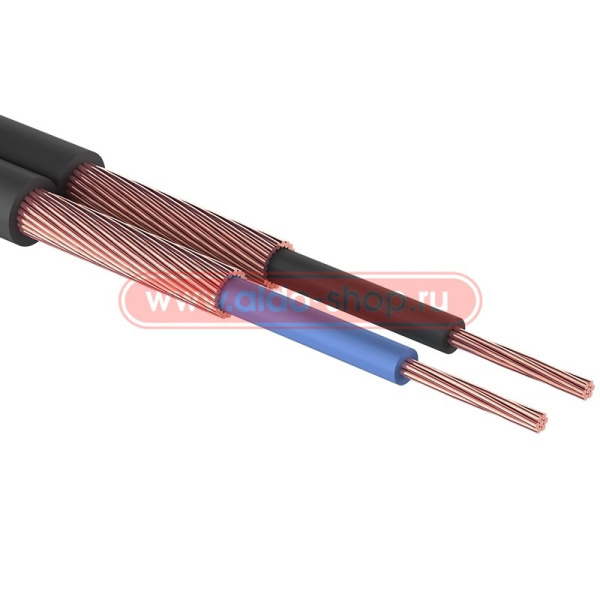 Кабель акустический 2*0.22мм2, PVC CCA экранированный, метражом, ProConnect ШГЭС-2 01-6001-6