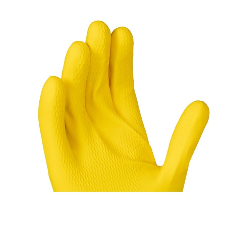 Перчатки хоз. латексные VILEDA Contract, желтый, размер M (174323/515176)