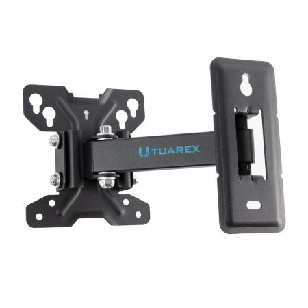 Кронштейн Tuarex ALTA-108 черный настенный,10-27",до 20кг,нак. +5° -15°,от ст. 60-185мм